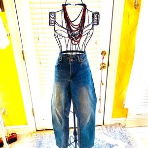 Trendy Stretchy Striped Pattern  Slim ankle Jeans